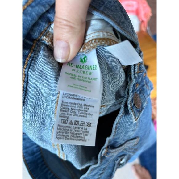 J.Crew Toothpick Jeans – Button Fly, Light Wash (Womens Size 27) EUC - Picture 3 of 5